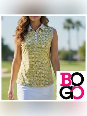 Tail Polo golf sleeveless shirt size large